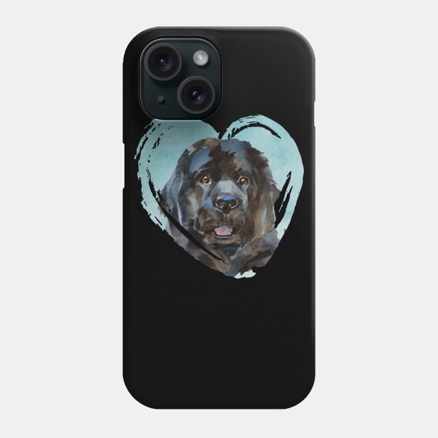 Newfoundland Portrait Phone Case by AngelFlame