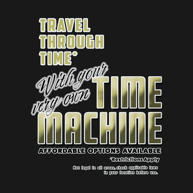 Travel Through Time With Your Very Own Time Machine Color Version by WinstonsSpaceJunk