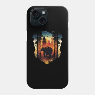 Forest bear Phone Case