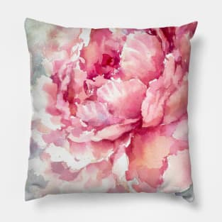 Pink Peony Pillow