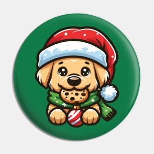 Christmas puppy cookie Pin