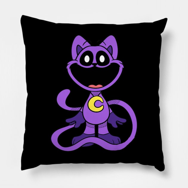 cat nap poppy playtime Pillow by Antoneshop