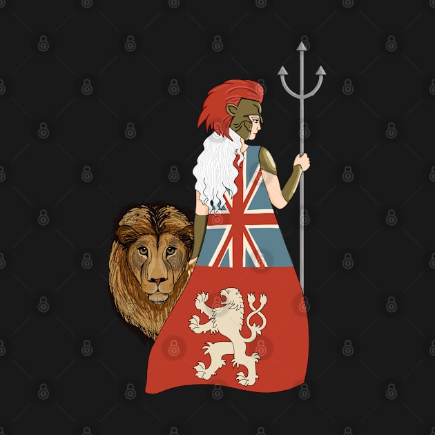 Britannia the Warrior (Small Design) by Aeriskate