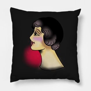 Girl head Pillow