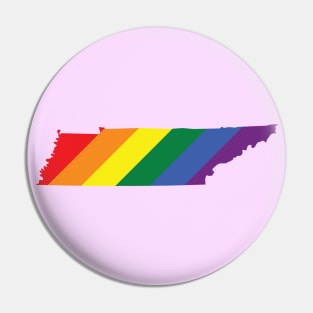 Tennessee state (LGBT) pride Pin