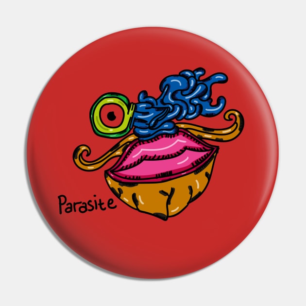 Old Parasite Pin by Deensus