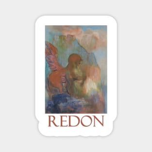 Pegasus by Odilon Redon Magnet