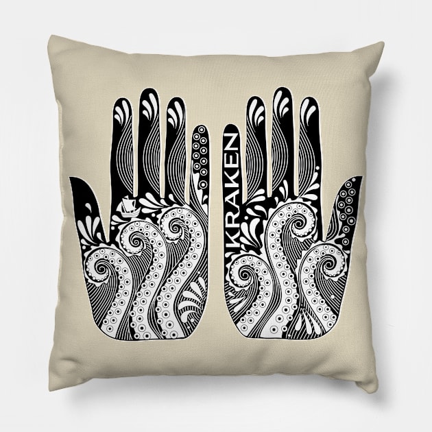 Release the Kraken Pillow by spellstone.studio