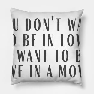 In A Movie Pillow