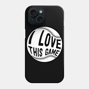 I Love This Game Phone Case