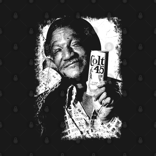 Redd Foxx Beer Vintage Distressed by GothBless