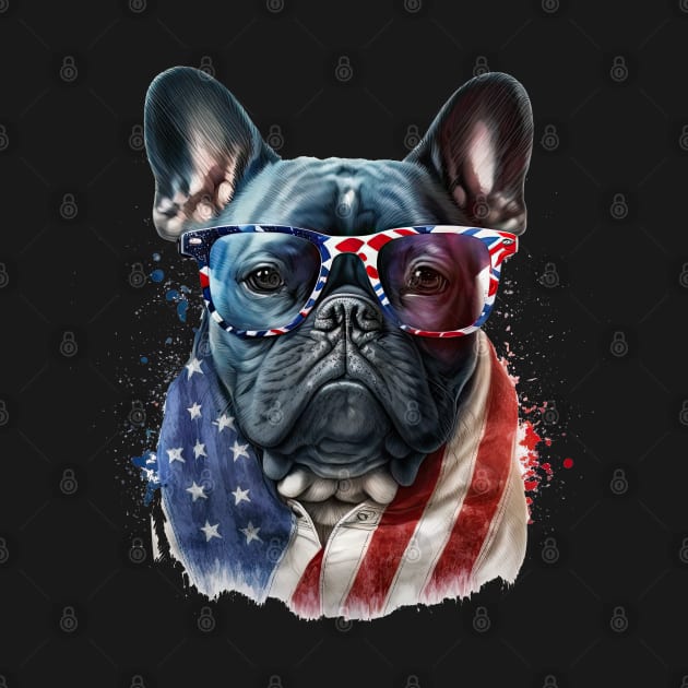 French Bulldog 4th of July by JayD World