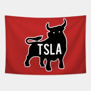 TSLA Bull Tapestry