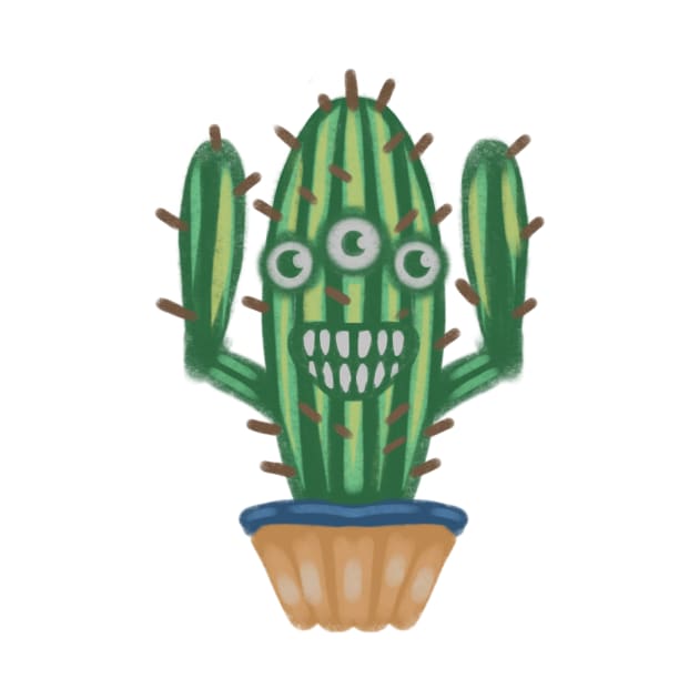 Smile cactus by Luckyart11