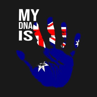 Australia Flag, My DNA Is Australian, Australian Flag T-Shirt