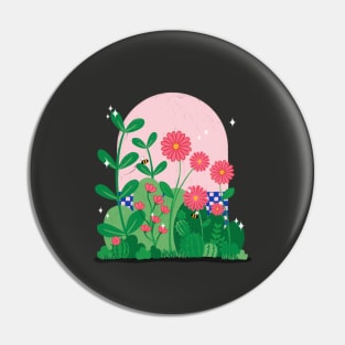 Midnight Garden Pin