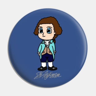 Chibi Thomas Jefferson 2 (Small Print) Pin