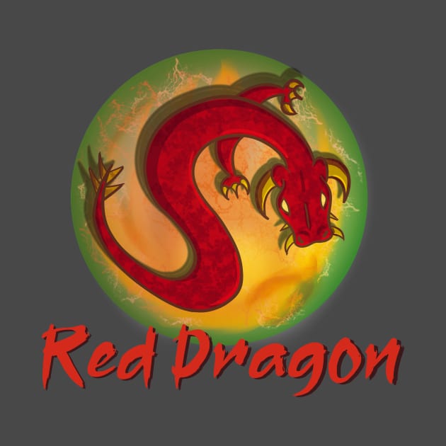 Red Dragon by PorinArt