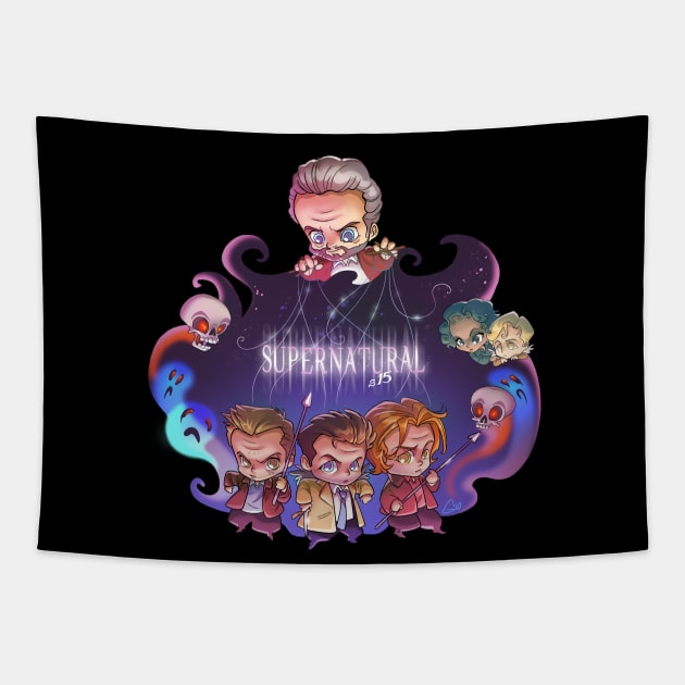 Supernatural Season 15 Tapestry by GioGui