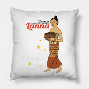 Lanna Traditional Art and Culture Pillow