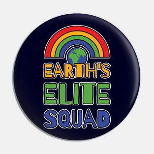 Earth's (Kids) Elite Squad Pin