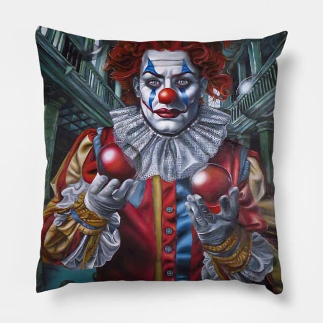 Morpheus the Juggler Pillow by RachelSVParry