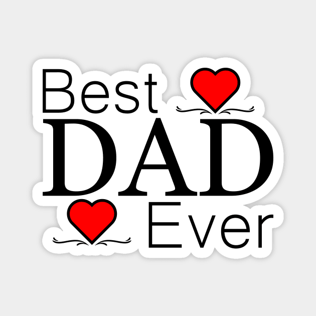 Best Dad Ever Magnet by Shop Ovov