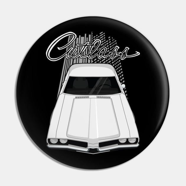 Oldsmobile Cutlass 1969 - white Pin by V8social