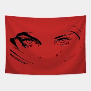 Sharp eyes Tapestry