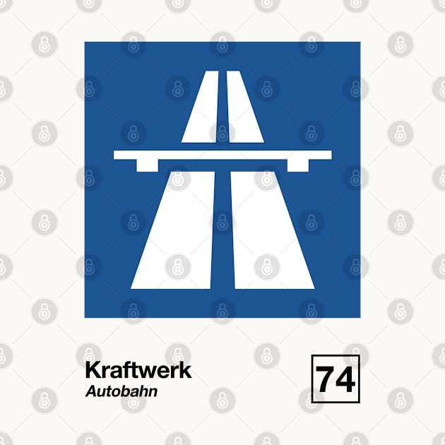 Kraftwerk / Minimalist Style Poster Artwork Design by saudade