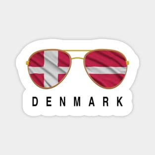 Denmark Sunglasses, Denmark Flag, Denmark gift , Danes , Danish Magnet