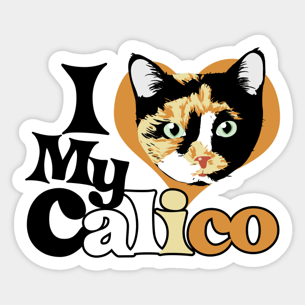 Calico Cat | Vinyl Sticker Calico Cat | Vinyl Sticker