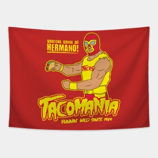 Tacos Luchador Cinco De Mayo Tacomania Tapestry