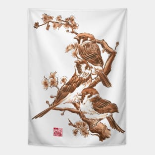 Birds of Tranquility Tapestry