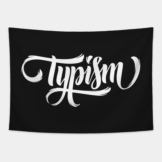 Typism 3 logo Tee Tapestry by typism