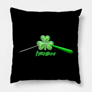 Irish Shamrock / Emerald Prism Pillow