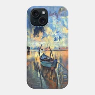 Boating Before Dawn Phone Case