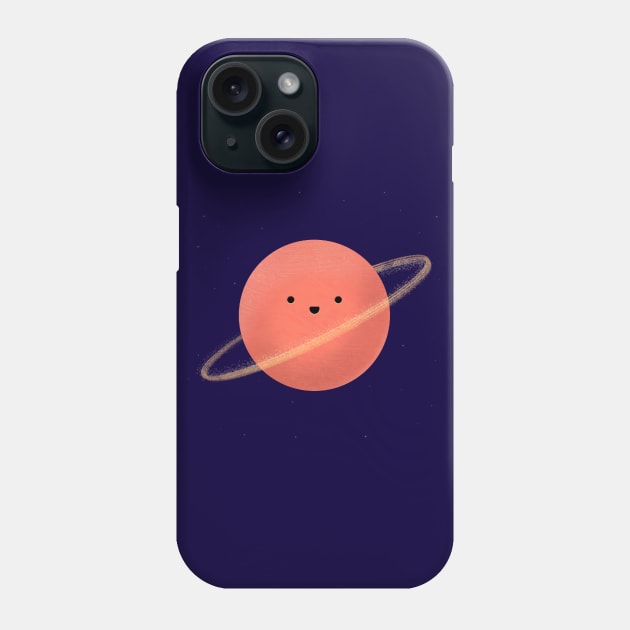 Cute planet Phone Case by Wadul