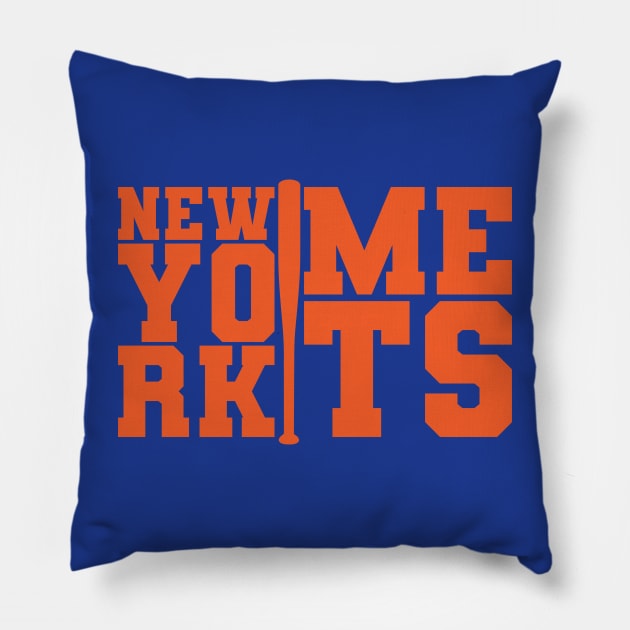 Mets! Pillow by Nagorniak