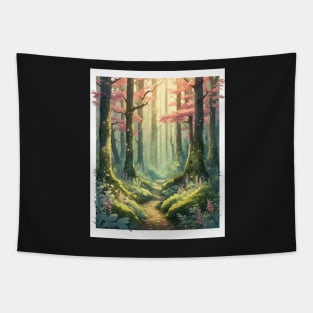 Fairy Forest Sakura Tapestry