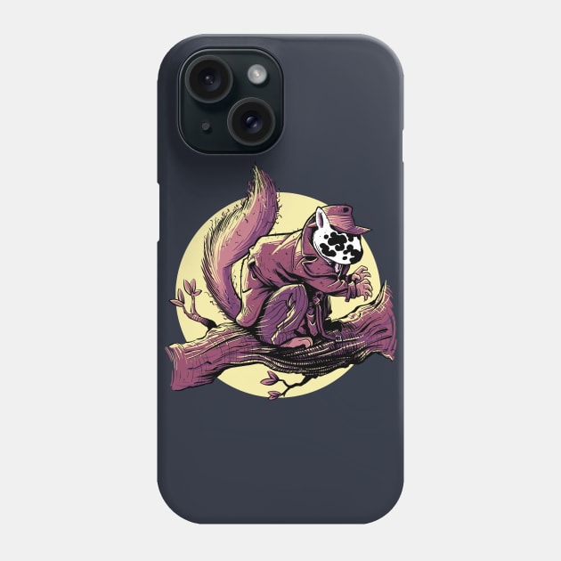 Squirrelschach Phone Case by JasonPiperberg