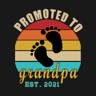 promoted to grandpa 2021 T-Shirt