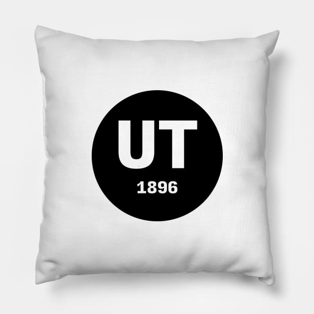 Utah | UT 1896 Pillow by KodeLiMe