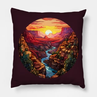 Desert Canyon Sunrise Pillow