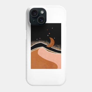 Black Desert Night Moon Celestes Studio© Phone Case