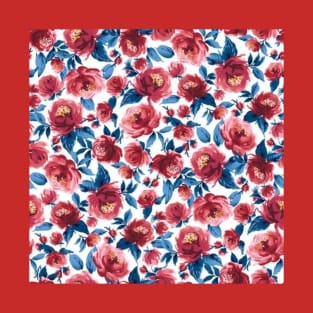 red flowers T-Shirt