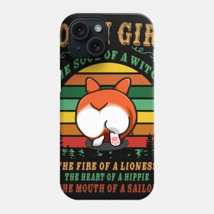 Corgi Girl - Witch - Lioness - Hippie - Sailor (106) Phone Case