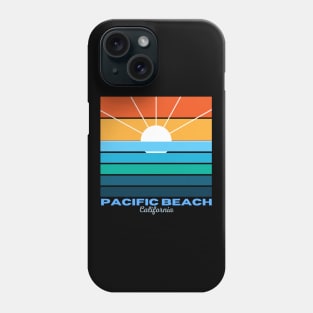 Pacific Beach California - Sunset Phone Case