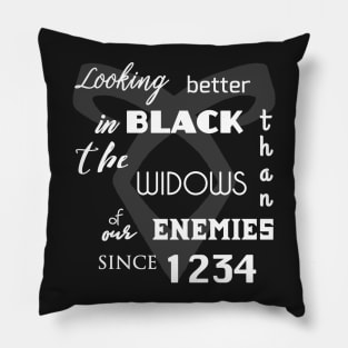 Shadowhunters #black Pillow