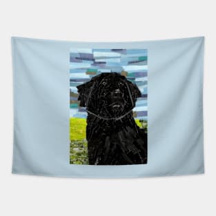 Newfoundland Dog Collage Tapestry